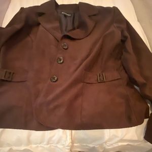 Blazer, brown, size 14